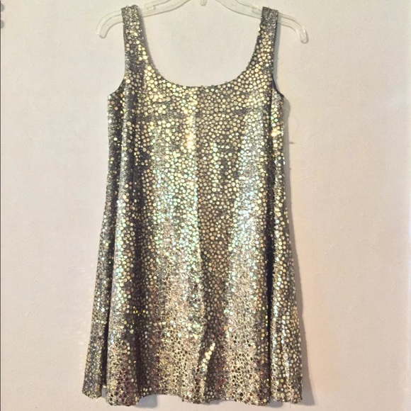 Vintage gold sparkle dress - Picture 1 of 6